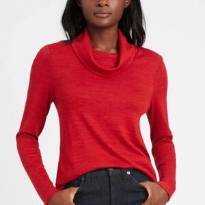 NEW Banana Republic LuxeSpun Cowlneck Top